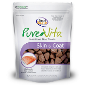 Pure Vita Dog Treat: Skin & Coat - Salmon